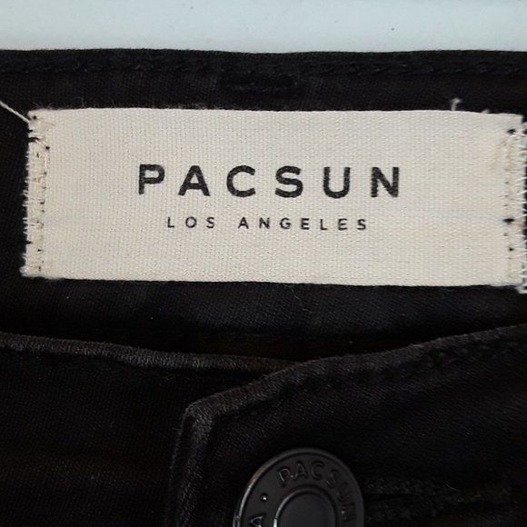 PACSUN Black distressed Jegging size 24 - Picture 2 of 7